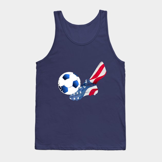 Natl. Soccer League - USA Tank Top by geodesyn